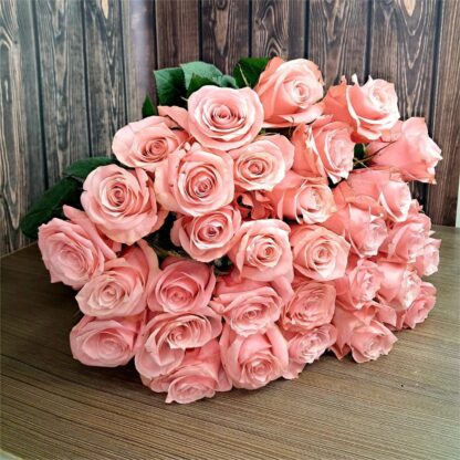 Bouguet in a vase. Soft Pink Rose - Image 8