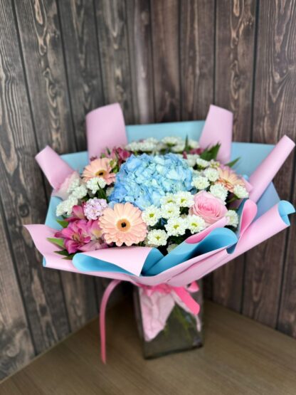 Bubble Gum . Premium Flower Bouquet Wrapping – Same-Day Flower Delivery in Atlanta - Image 2